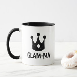 Schwarze Krone Bezaubernd-MA Glamma Tasse
