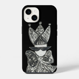 Schwarze Krone, Schleife und Sonnenbrille  iPhone 14 Hülle