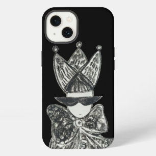Schwarze Krone, Schleife und Sonnenbrille iPhone 13 Hülle