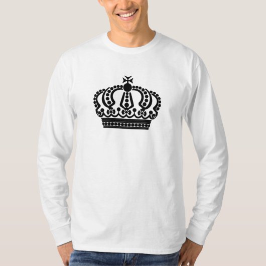 Schwarze Krone T-Shirt (Vorderseite)