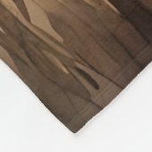 Schwarze Kronen Fleecedecke (Ecke)