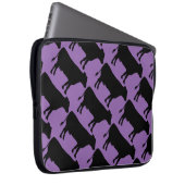 Schwarze Kuh ändern Laptopschutzhülle (Vorne Rechts)