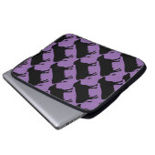 Schwarze Kuh ändern Laptopschutzhülle (Vorne Knopf)
