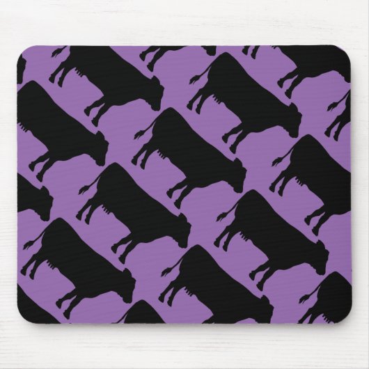 Schwarze Kuh ändern Mousepad (Vorne)