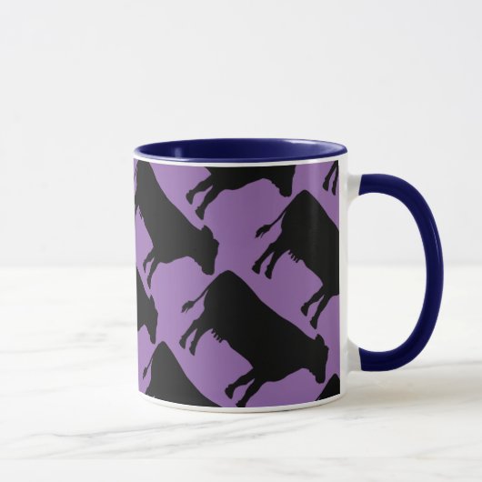 Schwarze Kuh ändern Tasse (Rechts)
