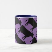 Schwarze Kuh ändern Tasse (Zentrum)