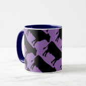 Schwarze Kuh ändern Tasse (Vorderseite Links)
