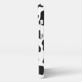 Schwarze Kuh Print Phone Cass iPhone Hülle (Linke Seite)