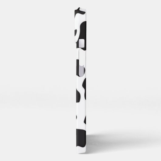 Schwarze Kuh Print Phone Cass iPhone Hülle (Linke Seite)