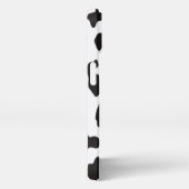 Schwarze Kuh Print Phone Cass iPhone Hülle (Rechte Seite)