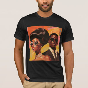 Schwarze Kultur der 1960er Jahre wiederbelebt: Pop T-Shirt