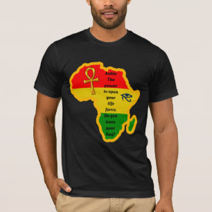 Schwarze Kultur/Geschichte/Ankh/Afrika/T - Shirt