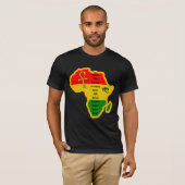 Schwarze Kultur/Geschichte/Ankh/Afrika/T - Shirt (Vorne ganz)