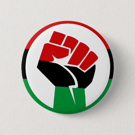 Schwarze Kultur zählt Button (Vorderseite)