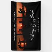 Schwarze kundenspezifische banner (Vertikal)