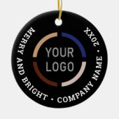 Schwarze, kundenspezifische Firmendekorationen mit Keramik Ornament (Vorne)