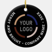 Schwarze, kundenspezifische Firmendekorationen mit Keramik Ornament (Hinten)