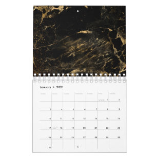 Schwarze Kunst Design getragen Grunge Ästhetik Go Kalender