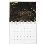 Schwarze Kunst Design getragen Grunge Ästhetik Got Kalender (Mär 2027)