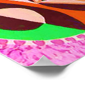 SCHWARZE Kunst in COLOR - Meinungsfreiheit Poster (Ecke)