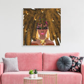 Schwarze Kunst in der Leinwand (Insitu (Wohnzimmer))