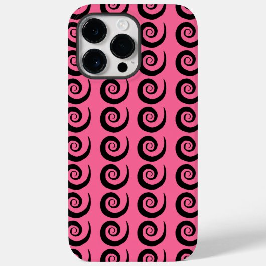 Schwarze Kurve Case-Mate iPhone Hülle (Rückseite)