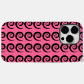 Schwarze Kurve Case-Mate iPhone Hülle (Rückseite (Horizontal))