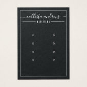 Schwarze, kurvenförmige Multierring-Anzeigetafel (Vorderseite)