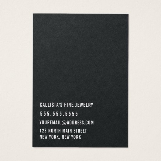 Schwarze, kurvenförmige Multierring-Anzeigetafel (Rückseite)