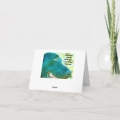 Schwarze Lab Art Karte (Rückseite)