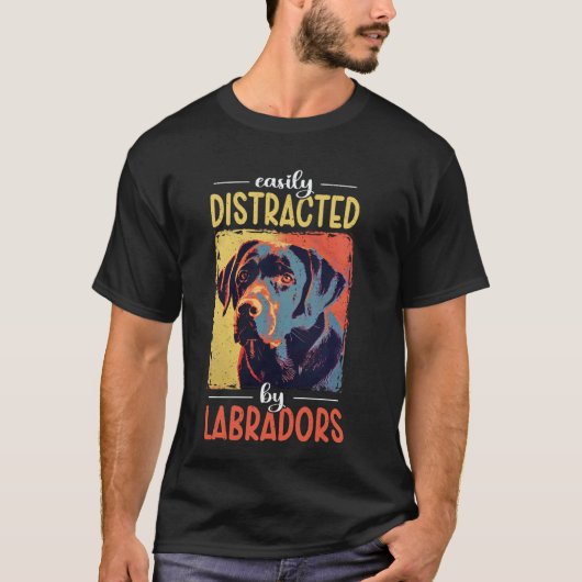 Schwarze Lab Hündin Labrador Retriever Mutter T-Shirt (Vorderseite)