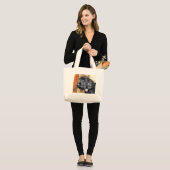 Schwarze Labradoodle #1 Tasche (Vorderseite (Model))