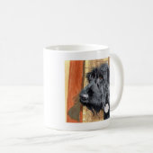Schwarze Labradoodle #1 Tasse (VorderseiteRechts)