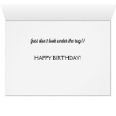 Schwarze Labrador-"angenehme Überraschungs-" (Innenansicht Horizontal (Unten))