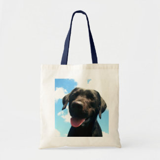 Schwarze Labrador-Handtasche Tragetasche