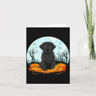 Schwarze Labrador-Hunde Liebhaber Jungen Mädchen H Karte