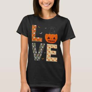 Schwarze Labrador-Hunde Liebhaber Jungen Mädchen L T-Shirt