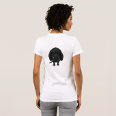 Schwarze Labrador-Mama T-Shirt (Schwarz voll)