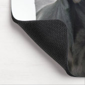 Schwarze Labrador retriever-Mausunterlage Mousepad (Ecke)