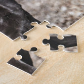 Schwarze Labrador-Retriever Puzzle (Seite)