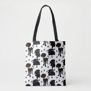 Schwarze Labrador Retriever Welpen Tasche