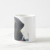 Schwarze Labrador-Tasse Kaffeetasse (Mittel)