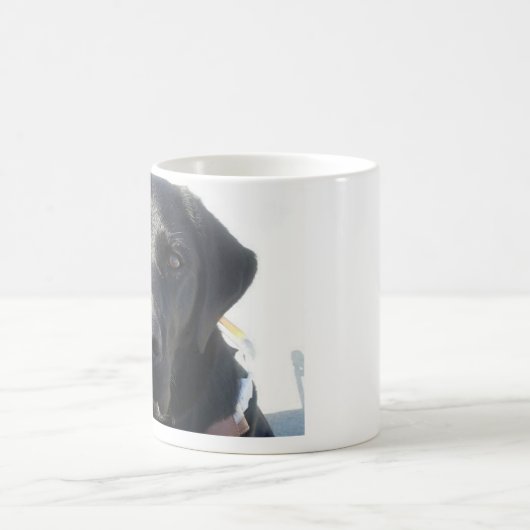 Schwarze Labrador-Tasse Kaffeetasse (Mittel)
