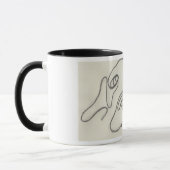 Schwarze Labrador-Tasse Tasse (Links)