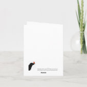 Schwarze Labrador-Weihnachtskarte Feiertagskarte (Rückseite)