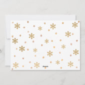 Schwarze Labrador Weihnachtskarte Feiertagskarte (Rückseite)