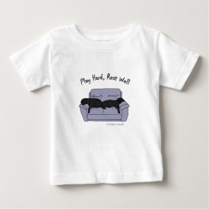 schwarze Labradore Baby T-shirt