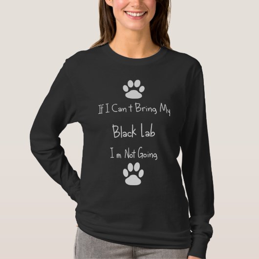 Schwarze Labradore Labrador Retriever T-Shirt (Vorderseite)
