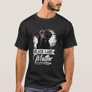 Schwarze Labs zählen Lustiger Labrador Retriever H T-Shirt