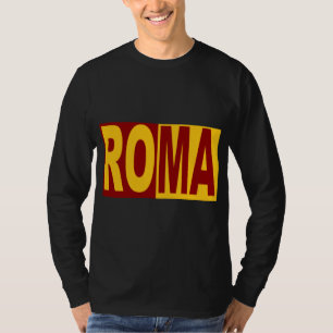 Schwarze lange Manschettent-Shirt ROMA T-Shirt